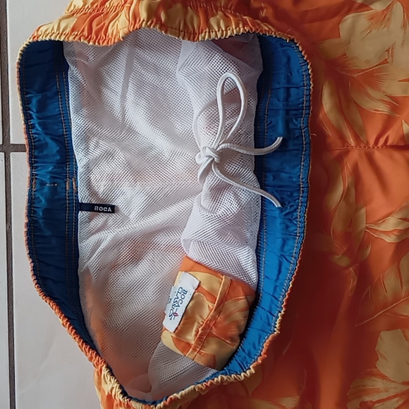 BOCA CLASSICS BNWOT MENS HAWAIIAN ORANGE W YELLOW FLOWER PRINT SZ XL - Picture 5 of 10